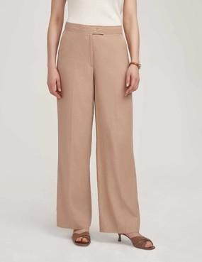 Fly Front Wide Leg Trouser- Sale