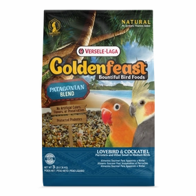 Goldenfeast Patagonia Blend Bird Food for Lovebirds, Cockatiels & Small to Medium Birds