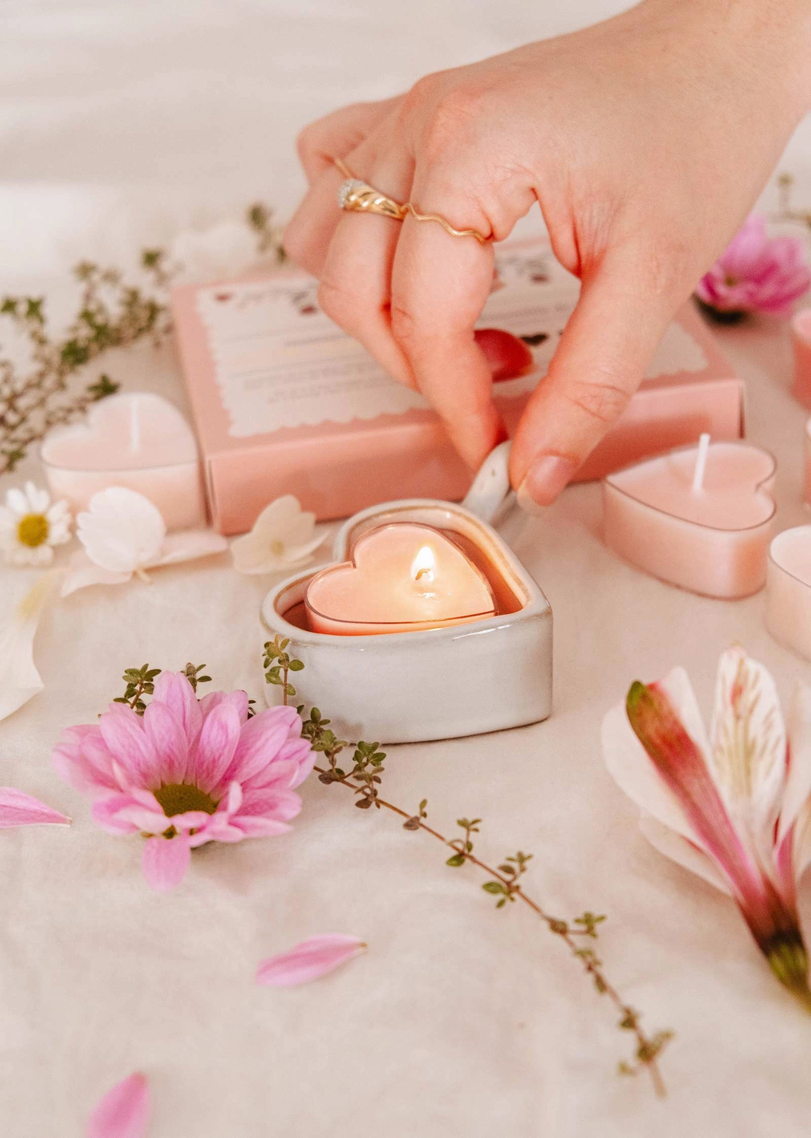 Heart & Glow Tealight Holder