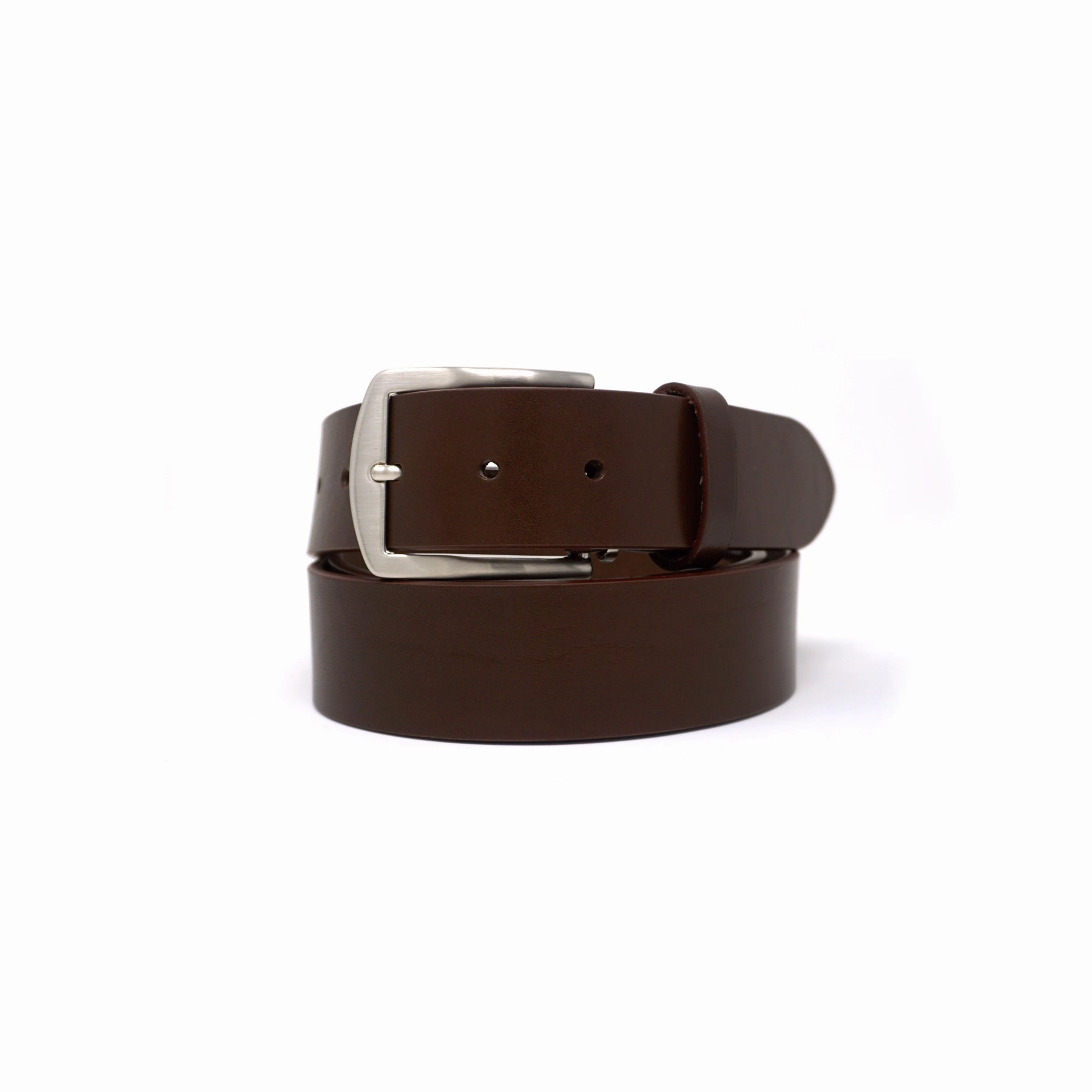 Italian Vachetta Leather Belt - Brown - 40mm - Up to 50"