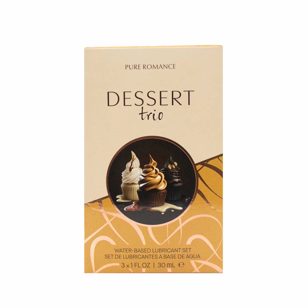 Just Like Me Lubricant - Dessert Trio - Double Chocolate, Crème Brûlée, & Salted Caramel - IN STOCK - 1 LEFT! - Pure Romance