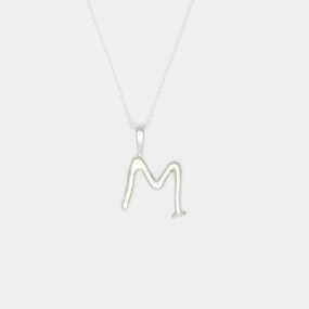 L'alphabet Necklace in Silver