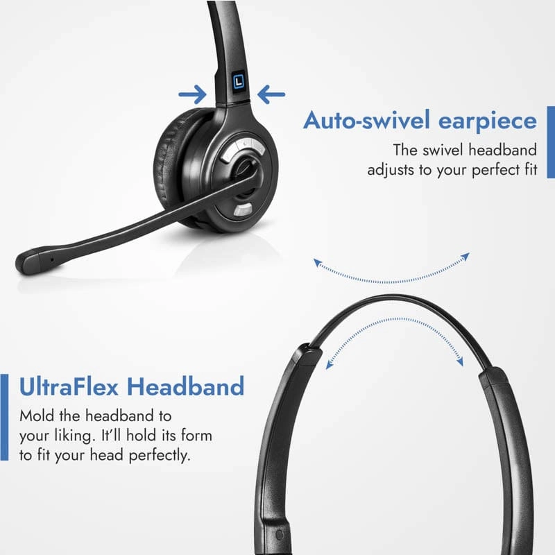 Leitner LH275 Dual-Ear Wireless Headset