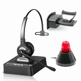 Leitner LH370 – Tri-Compatible Wireless Office Headset – Executive Bundle