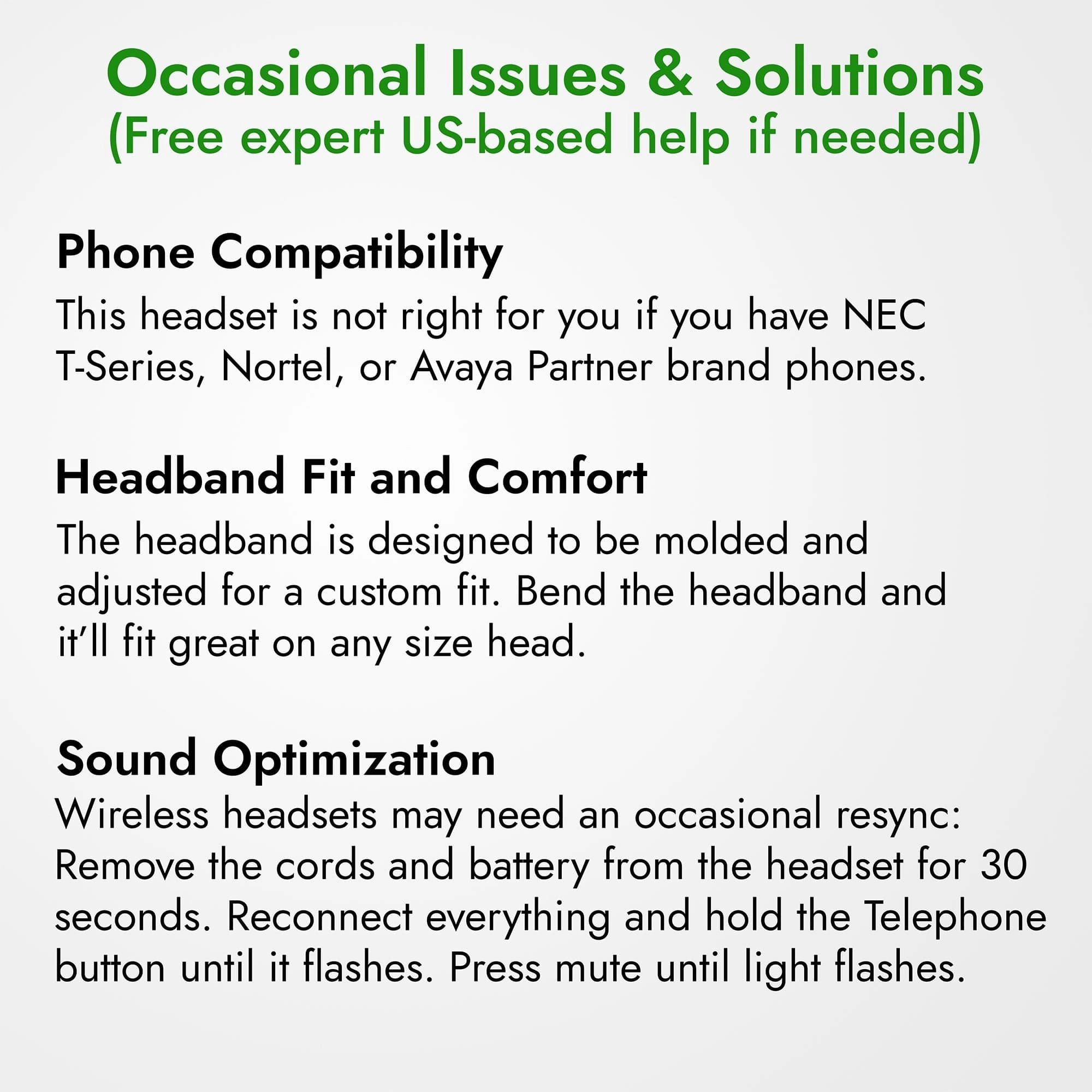 Leitner LH370 Wireless Headset – Works With Your Office Phone, Computer, and Cell Phone