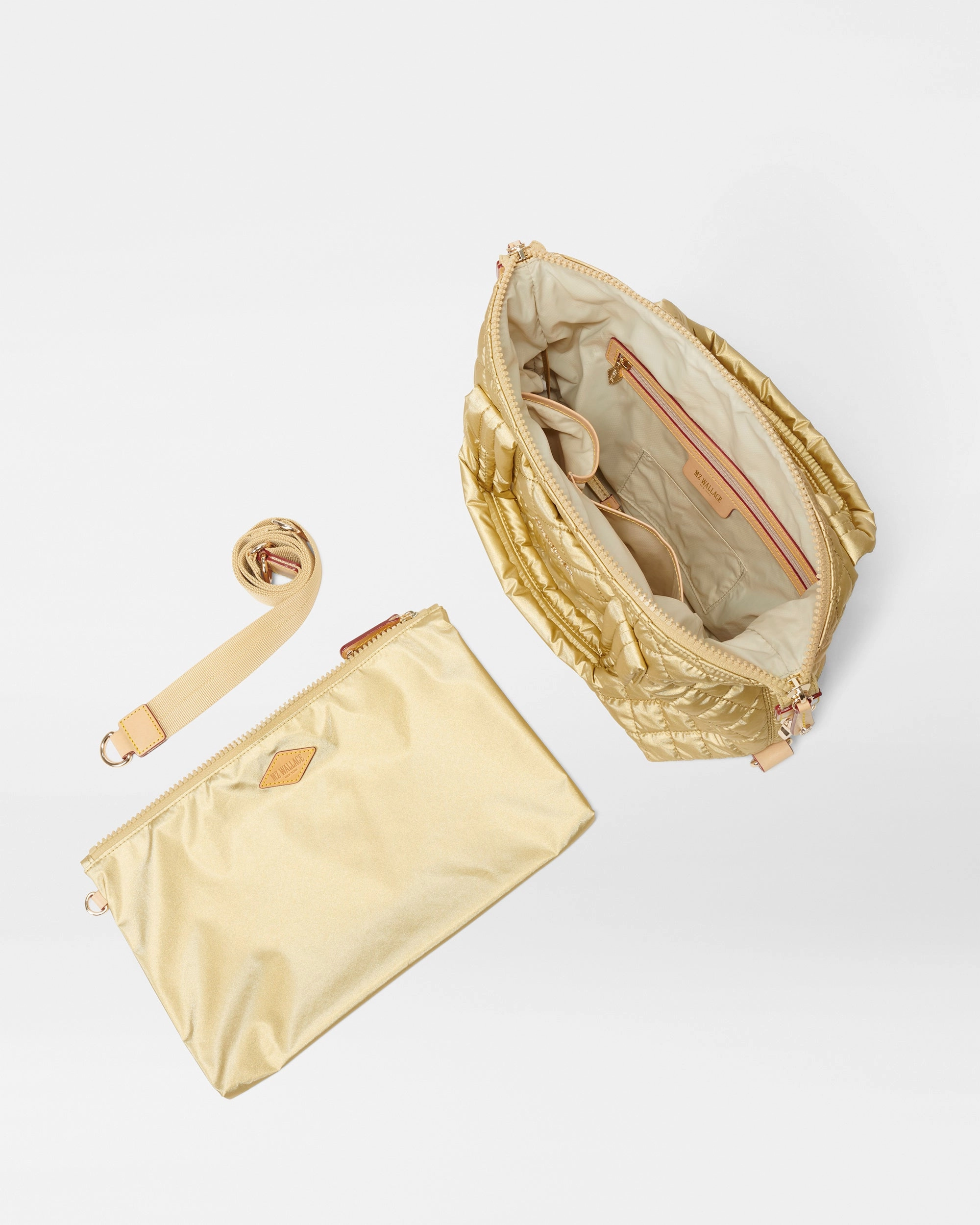 Light Gold Pearl Metallic Small Sutton Deluxe