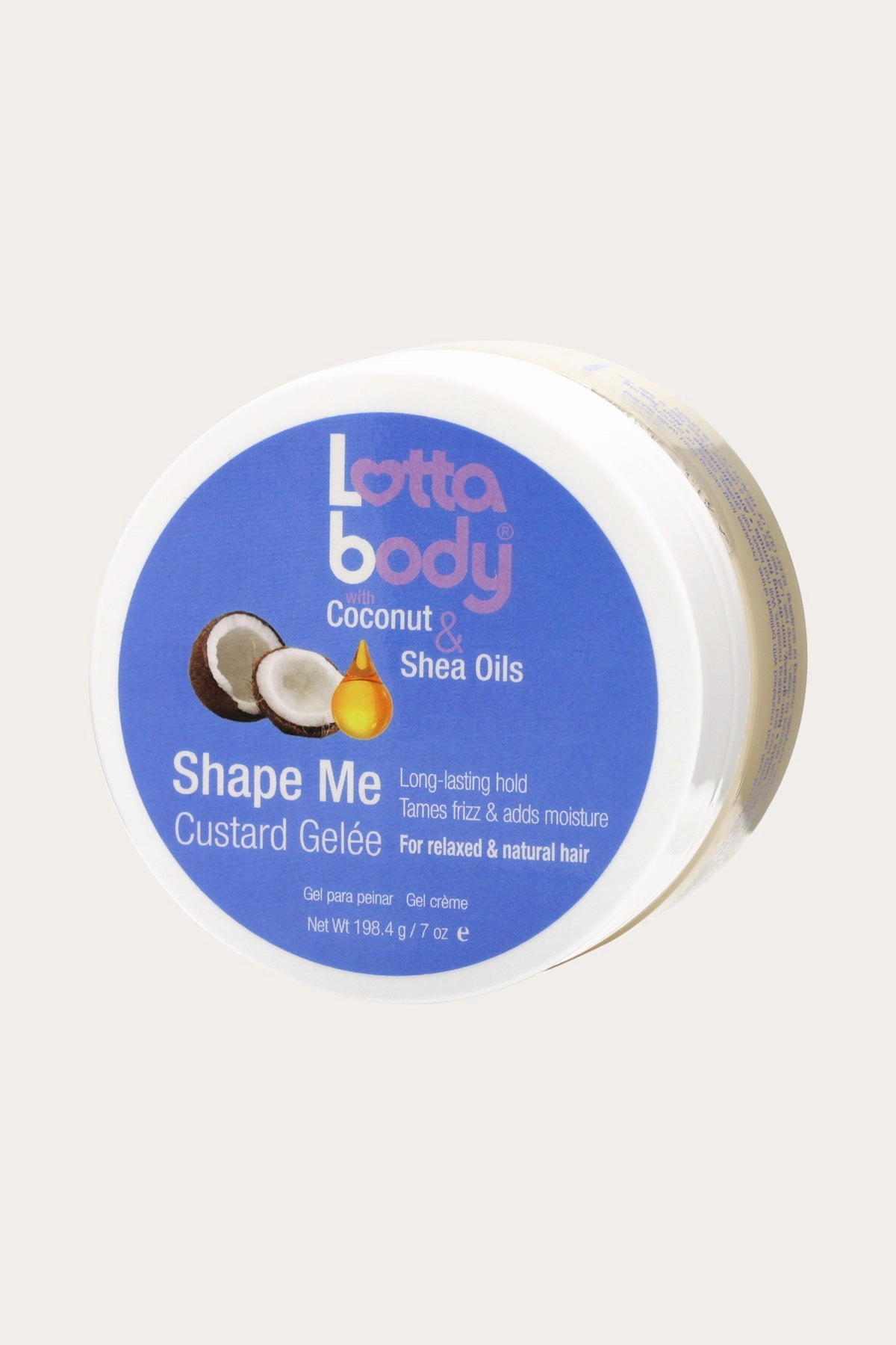 LOTTABODY COCONUT & SHEA OILS SHAPE ME CUSTARD GELEE 7oz