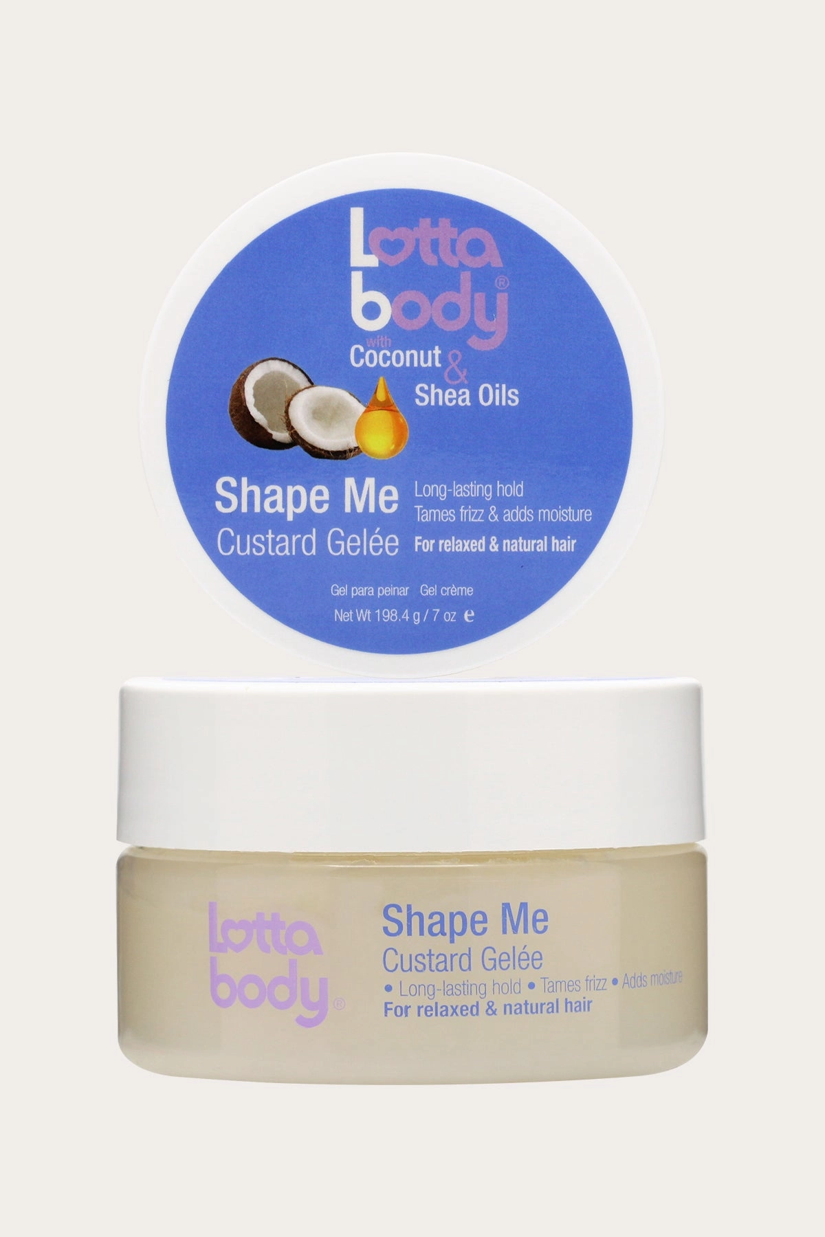 LOTTABODY COCONUT & SHEA OILS SHAPE ME CUSTARD GELEE 7oz
