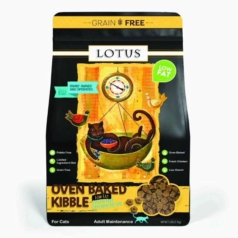 Lotus Oven Baked Grain Free Low-Fat Chicken Recipe Dry Cat Food