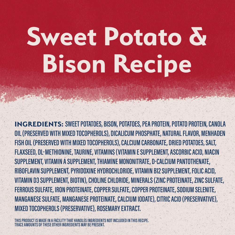 Natural Balance L.I.D. Limited Ingredient Diets Sweet Potato and Bison Dry Dog Food
