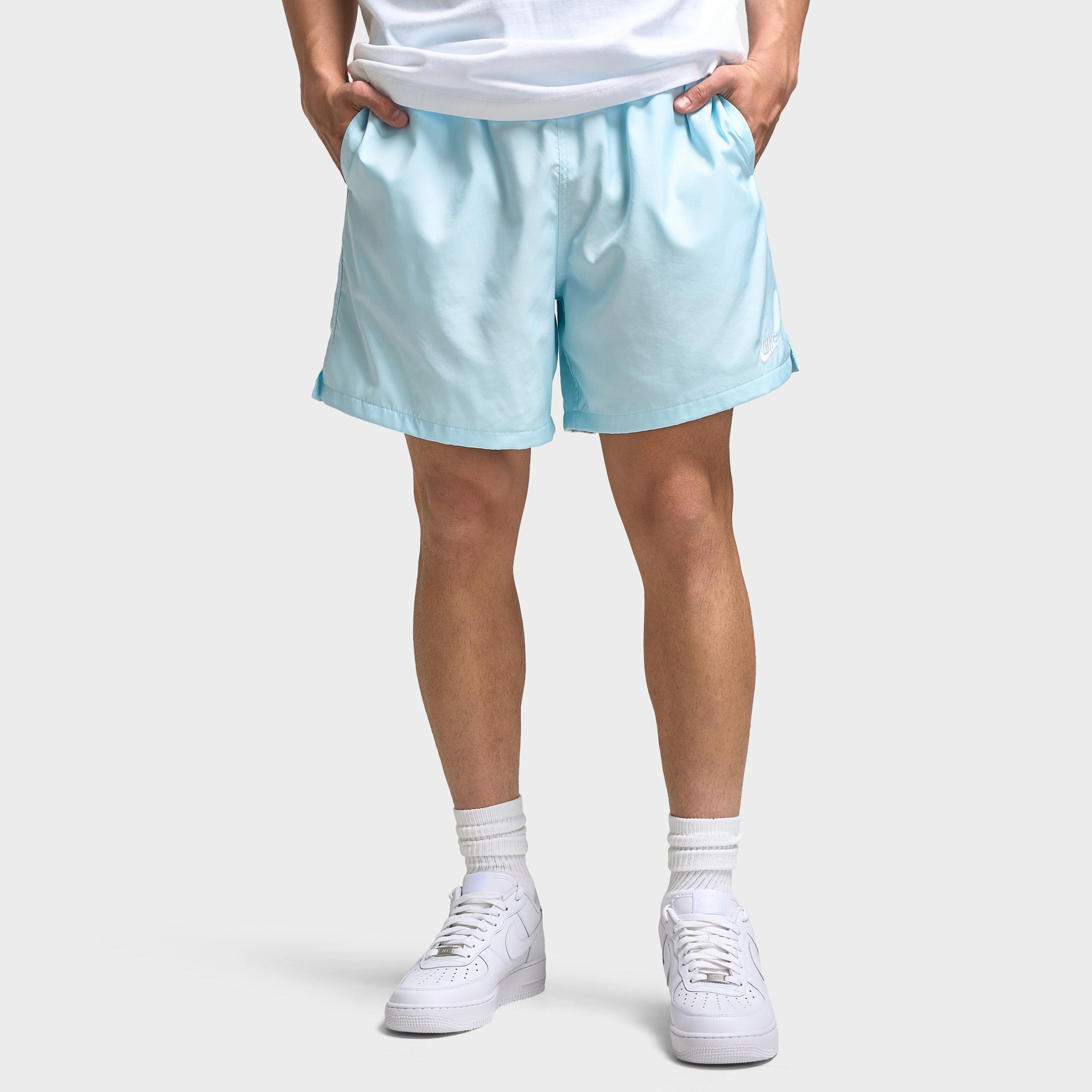 Nike Club Flow Shorts Glacier Blue / White