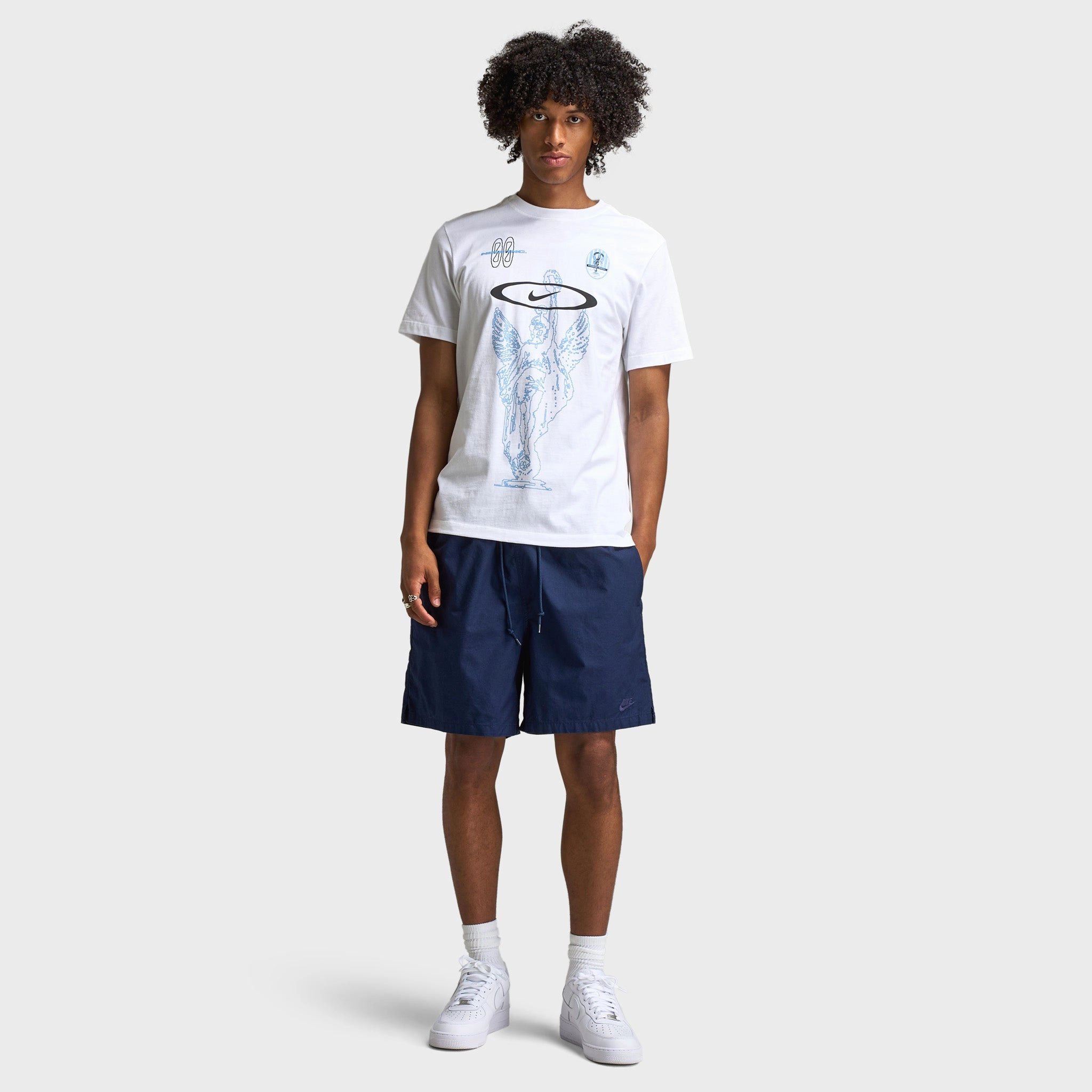 Nike Club Washed Flow Shorts Obsidian / Obsidian