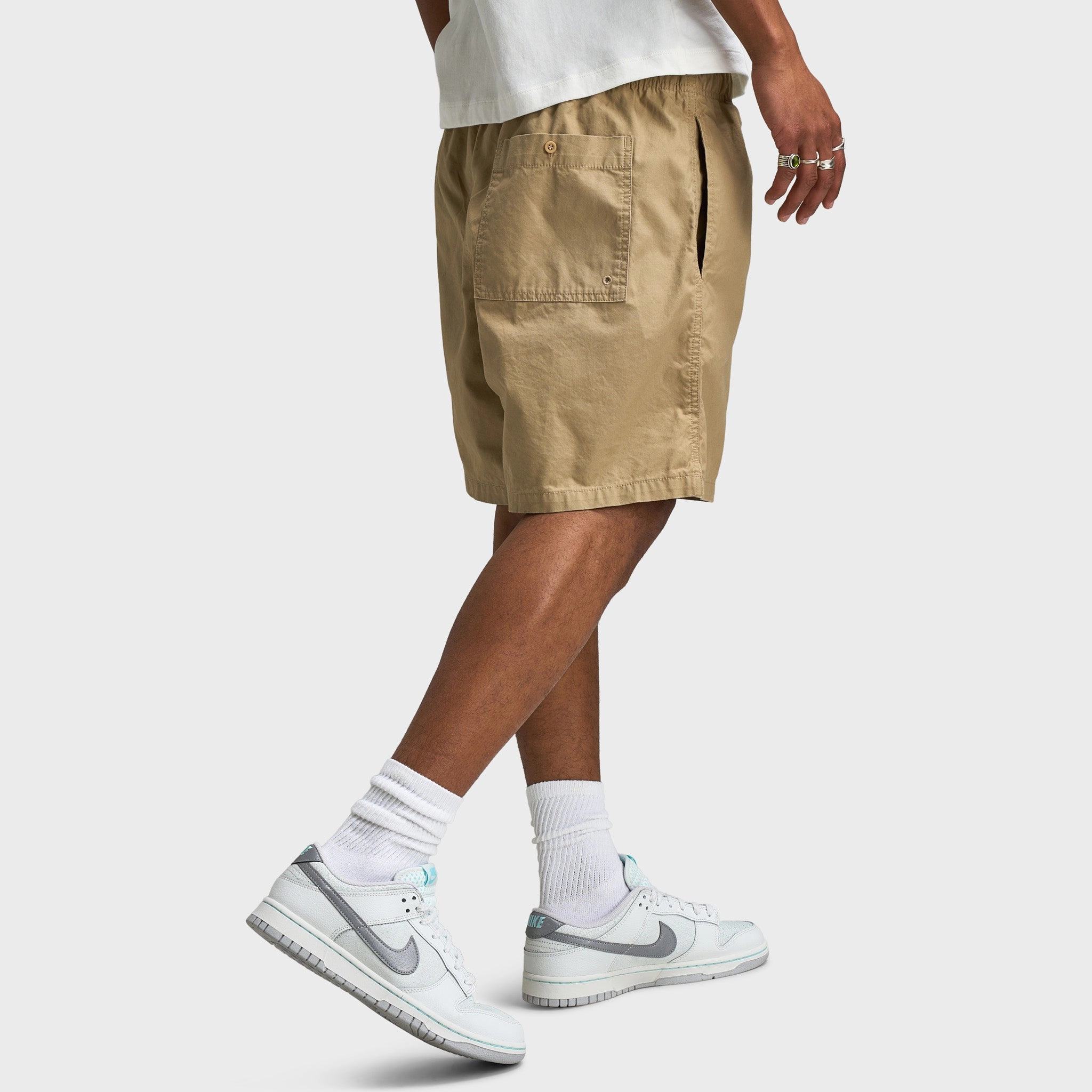 Nike Club Washed Flow Shorts Parachute Beige / Parachute Beige