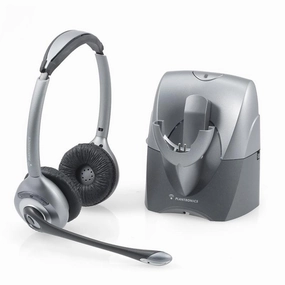 Plantronics CS361N Noise-canceling SupraPlus Binaural Wireless Headset Basic Bundle