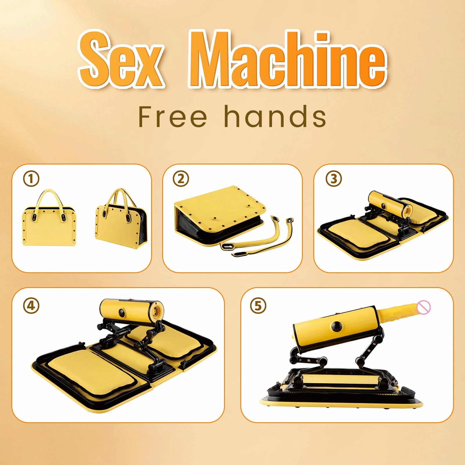 Pleasure Tote 1.0: Dildo-Equipped Masturbation Pump