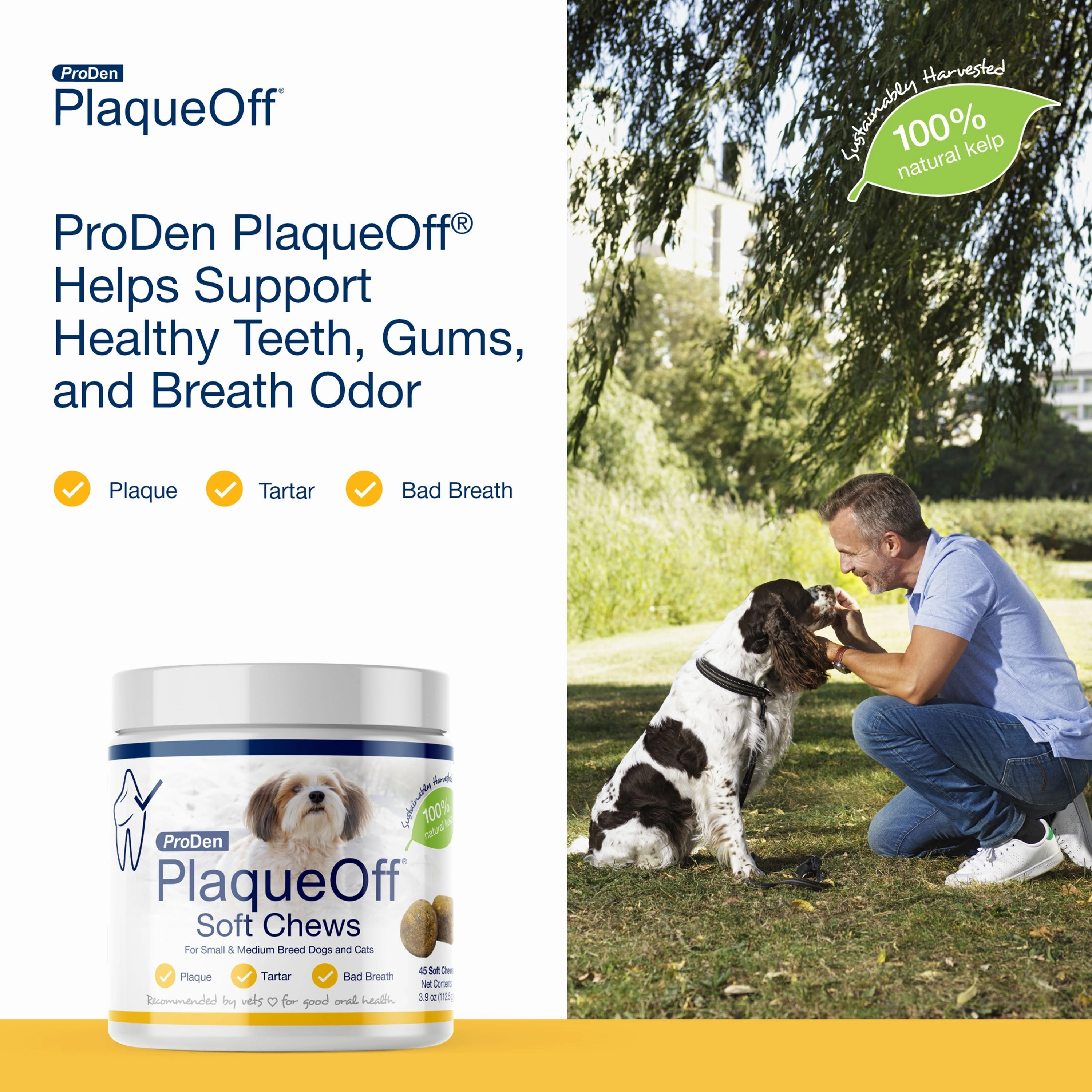 ProDen PlaqueOff® Soft Chews For Small and Medium Breed Dogs
