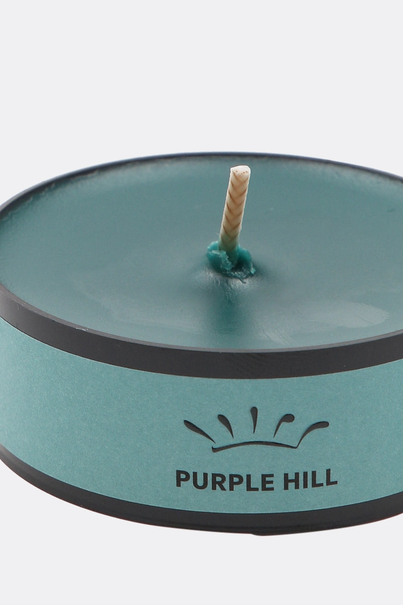 Purple Hill six scented tea light candles