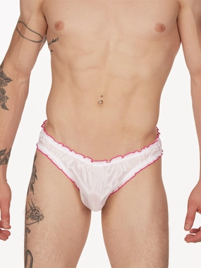 Rip-Stop Ruffle Edge Panty