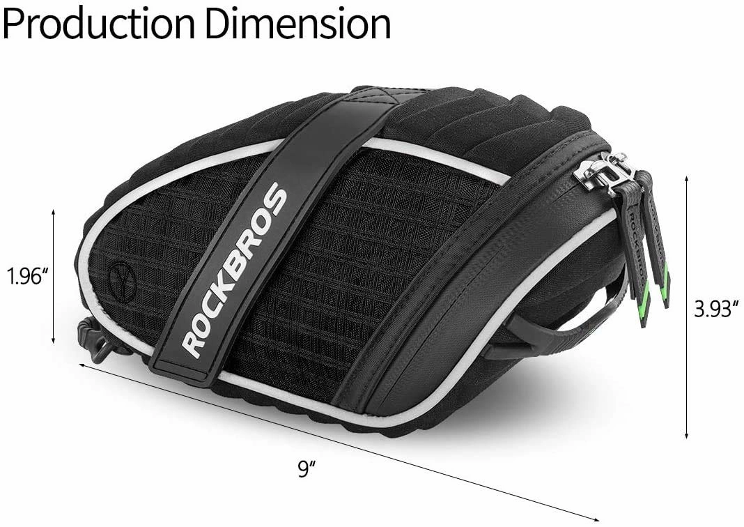ROCKBROS  Bicycle Saddle Bag Under Seat 3D Shell Cycling Seat Pack