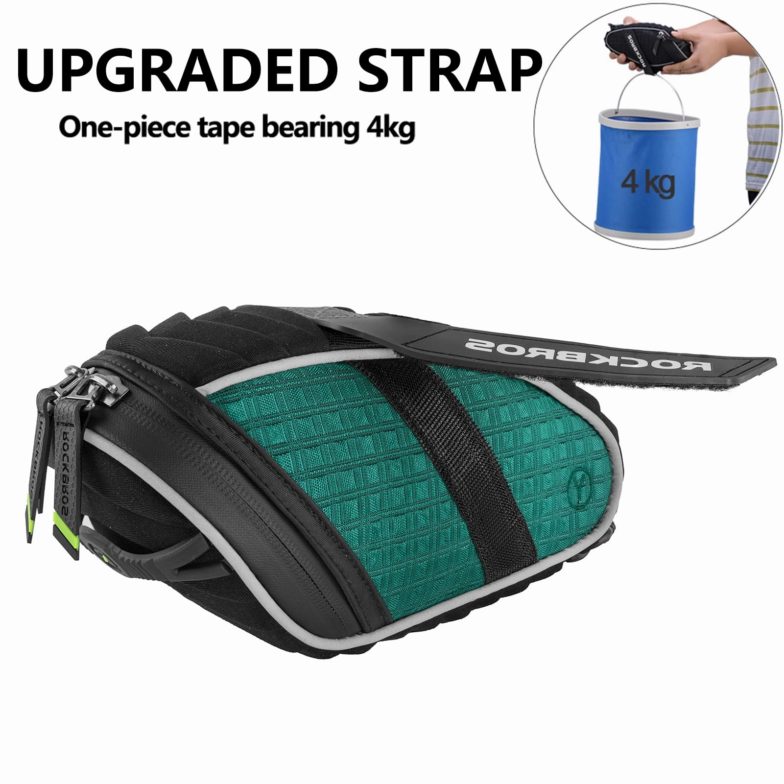 ROCKBROS  Bicycle Saddle Bag Under Seat 3D Shell Cycling Seat Pack