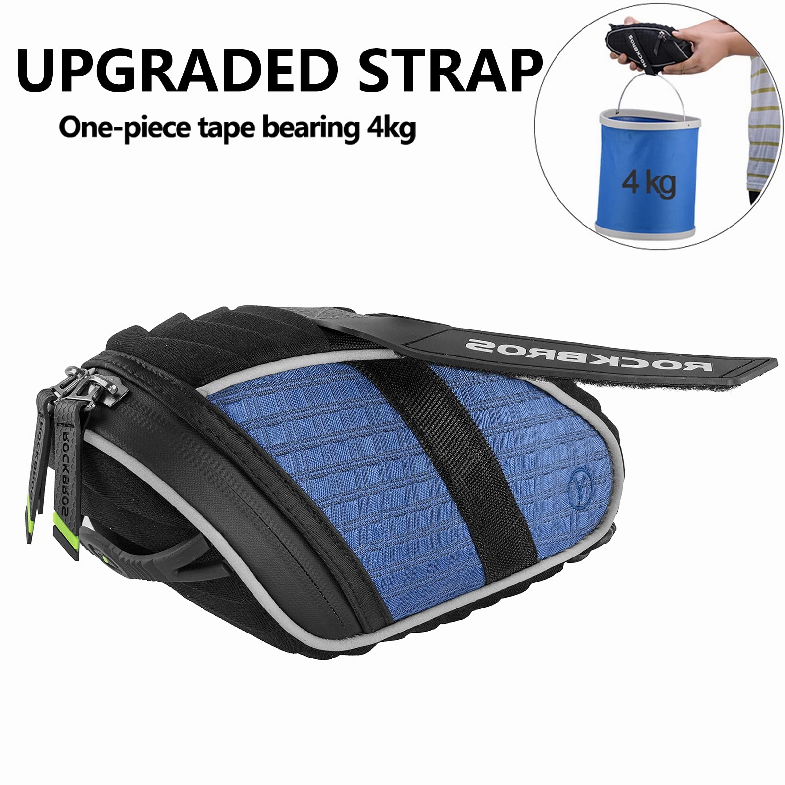 ROCKBROS  Bicycle Saddle Bag Under Seat 3D Shell Cycling Seat Pack
