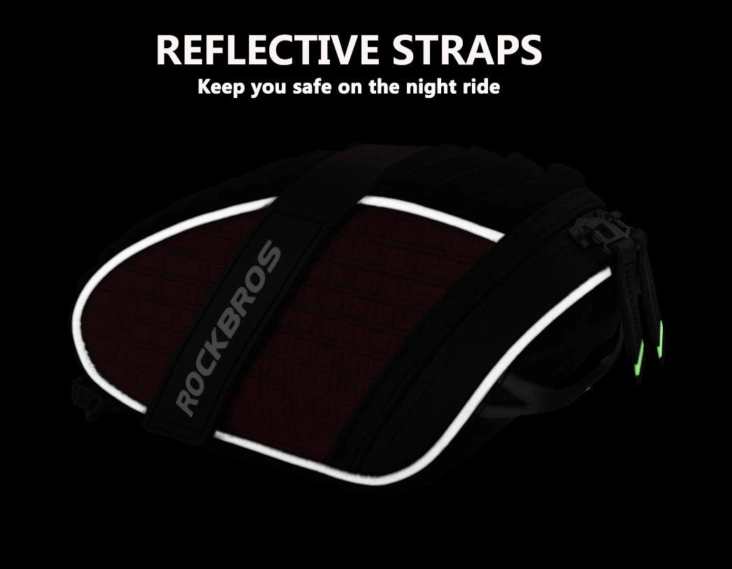 ROCKBROS  Bicycle Saddle Bag Under Seat 3D Shell Cycling Seat Pack