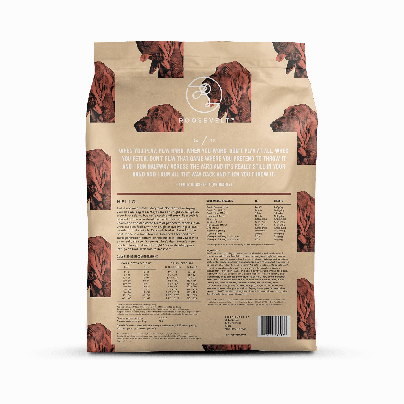 Roosevelt Moovelous Beef & Ancient Grain Recipe Dry Dog Food