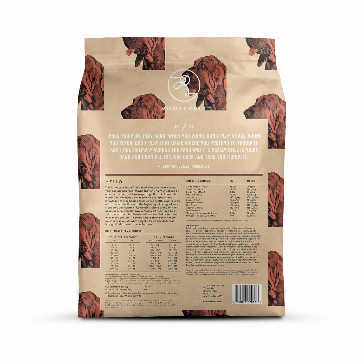 Roosevelt Moovelous Beef & Ancient Grain Recipe Dry Dog Food