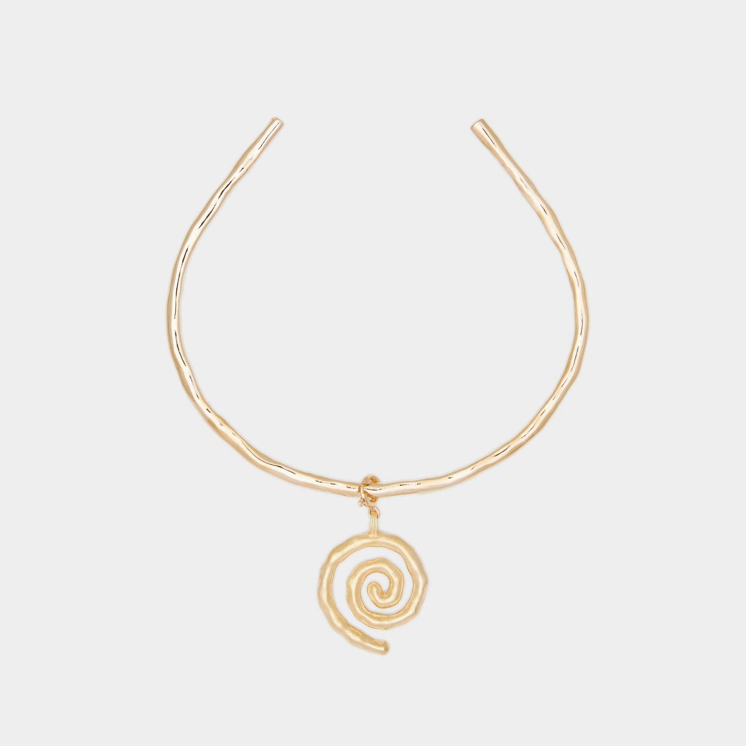 Sacred Spiral Choker in Gold