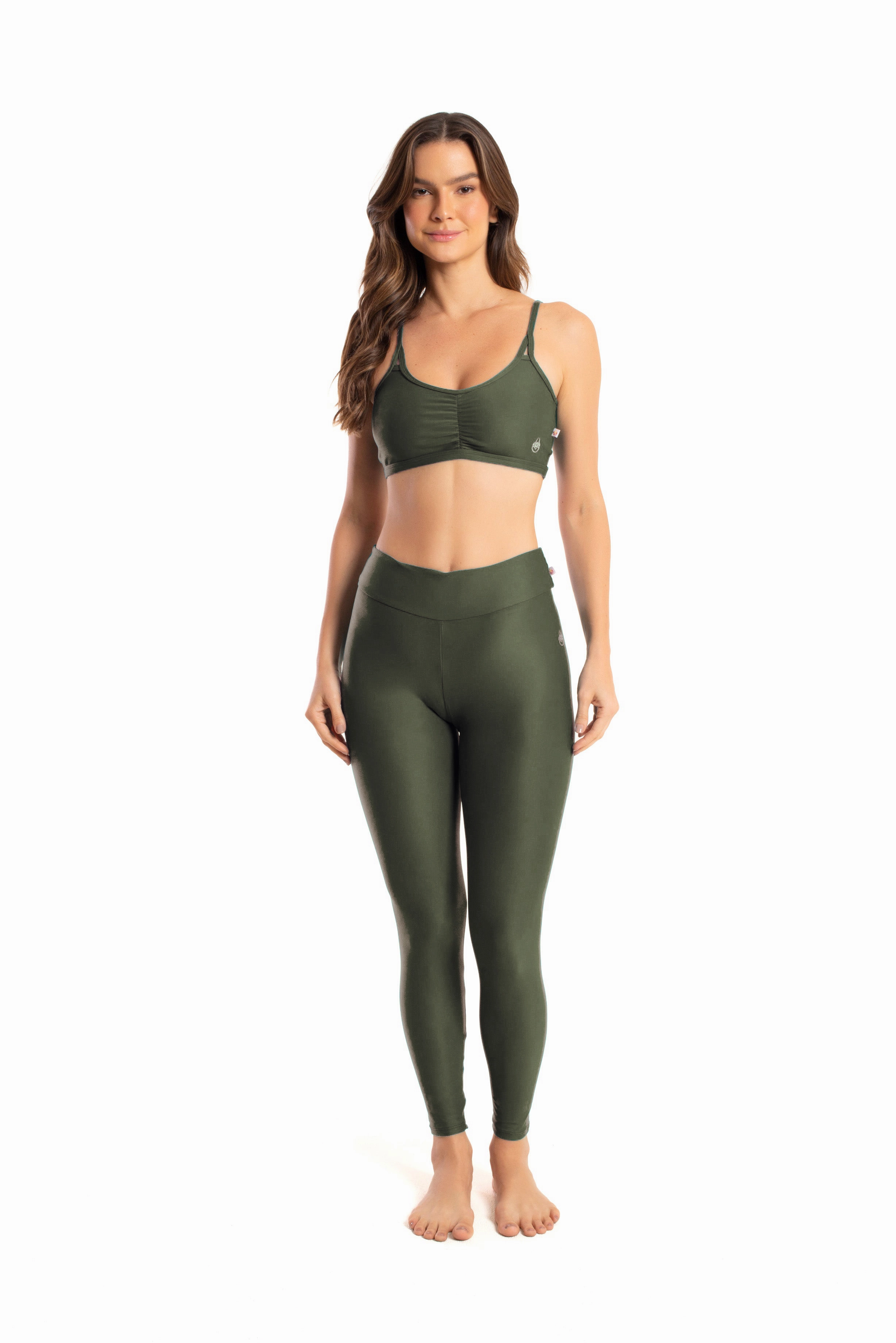 Scrunch Butt Leggings, Military Green, Ultra Cool Form Light