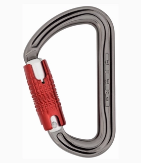 Shadow Kwiklock Carabiner Titanium/Red