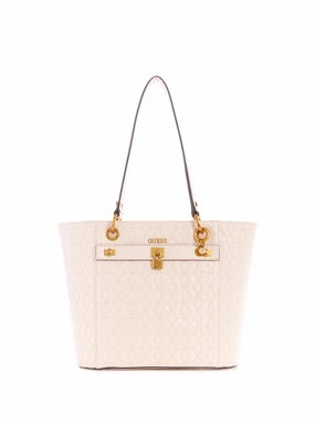 Shell White Noelle Small Elite Tote Bag