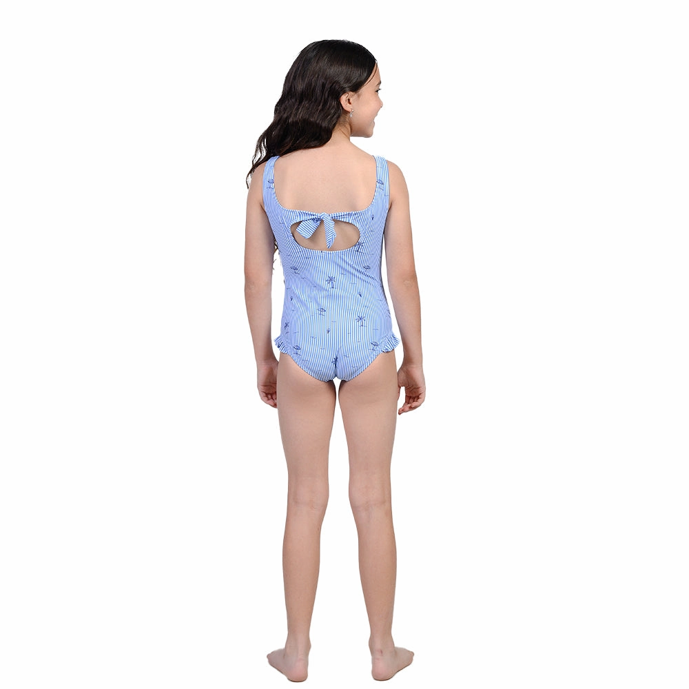 Side Ruffle One Piece