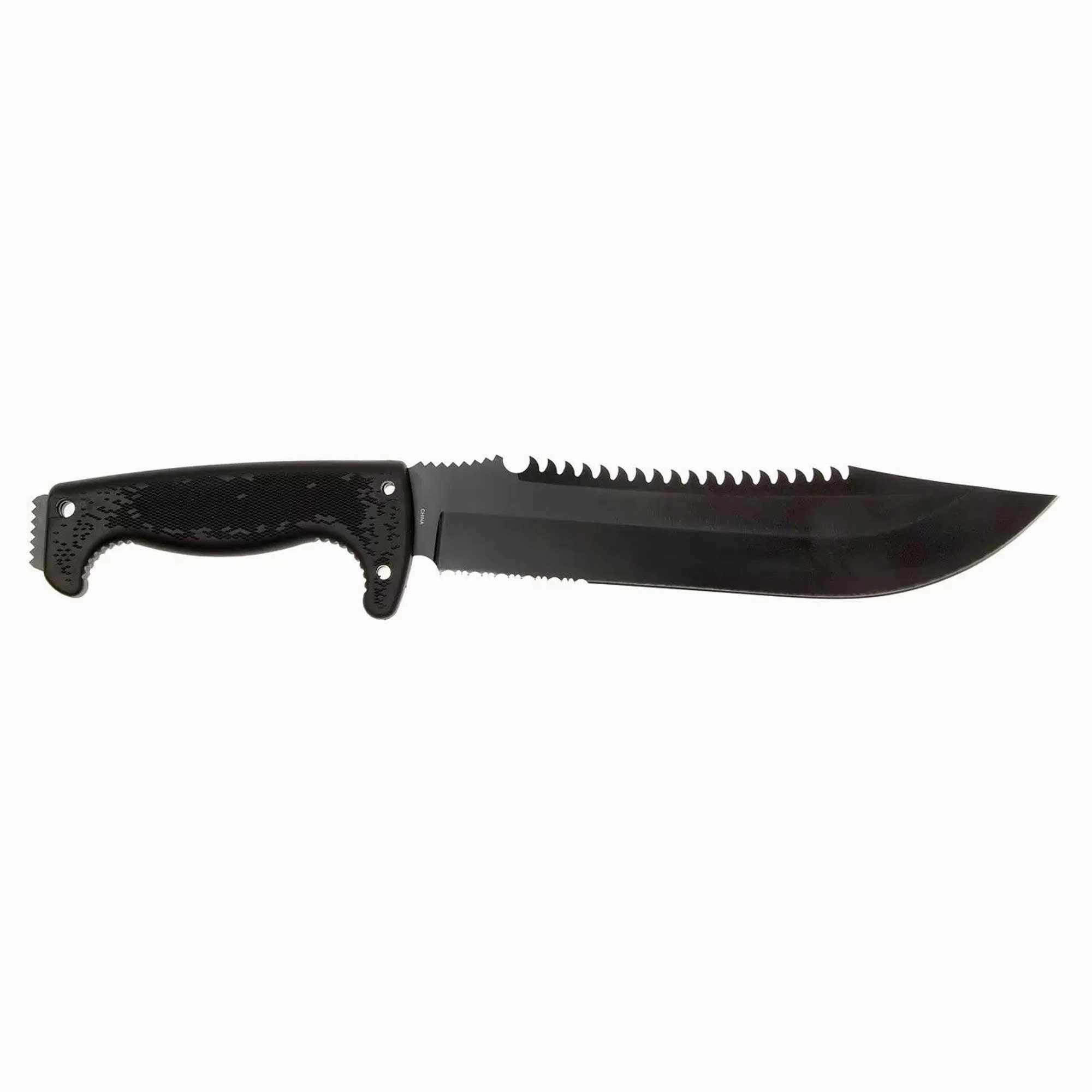 SOG Knife - Jungle Primitive Partially Serrated Steel Blade with Sheath | F03TN-CP