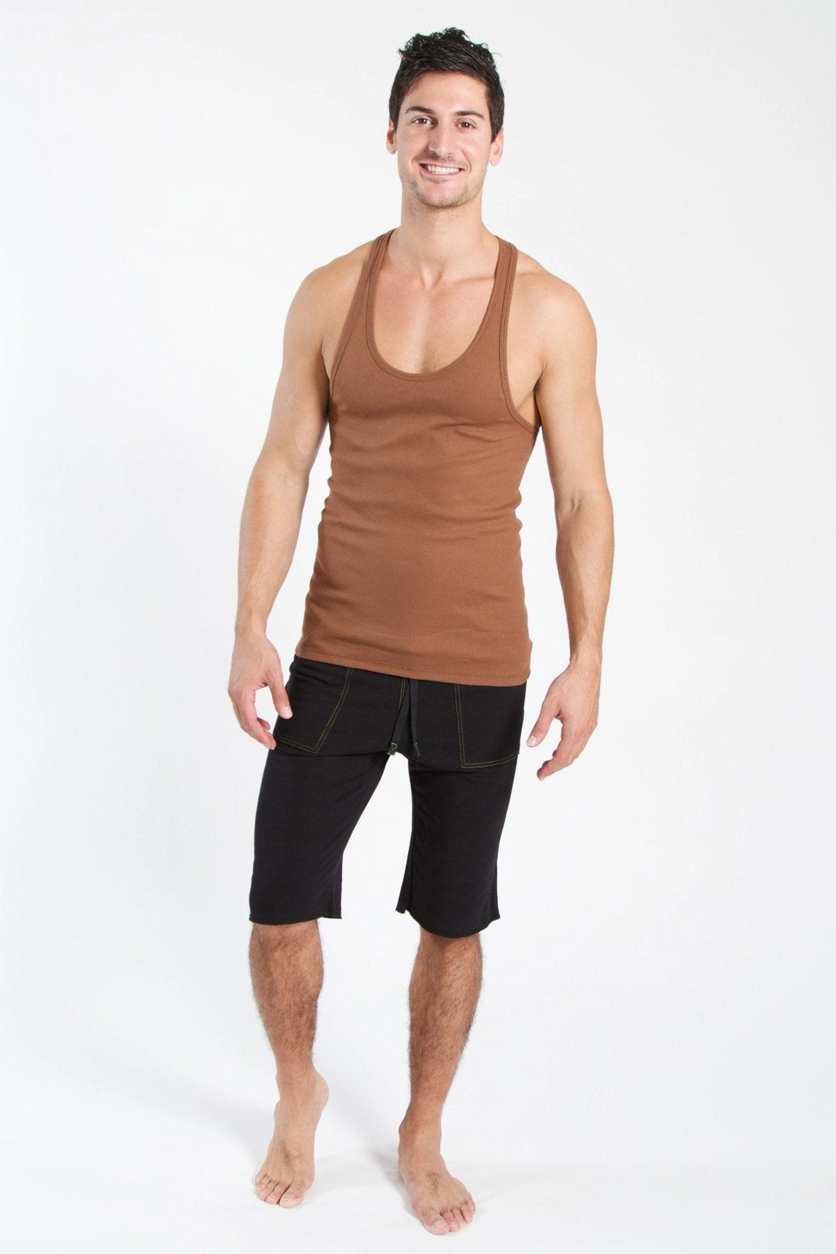 Sustain Tank Top (Chocolate Brown)