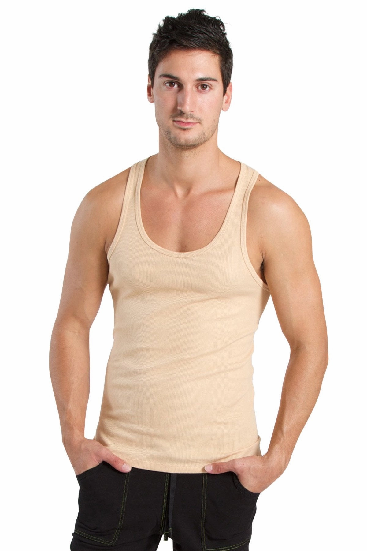 Sustain Tank Top (Sand Beige)