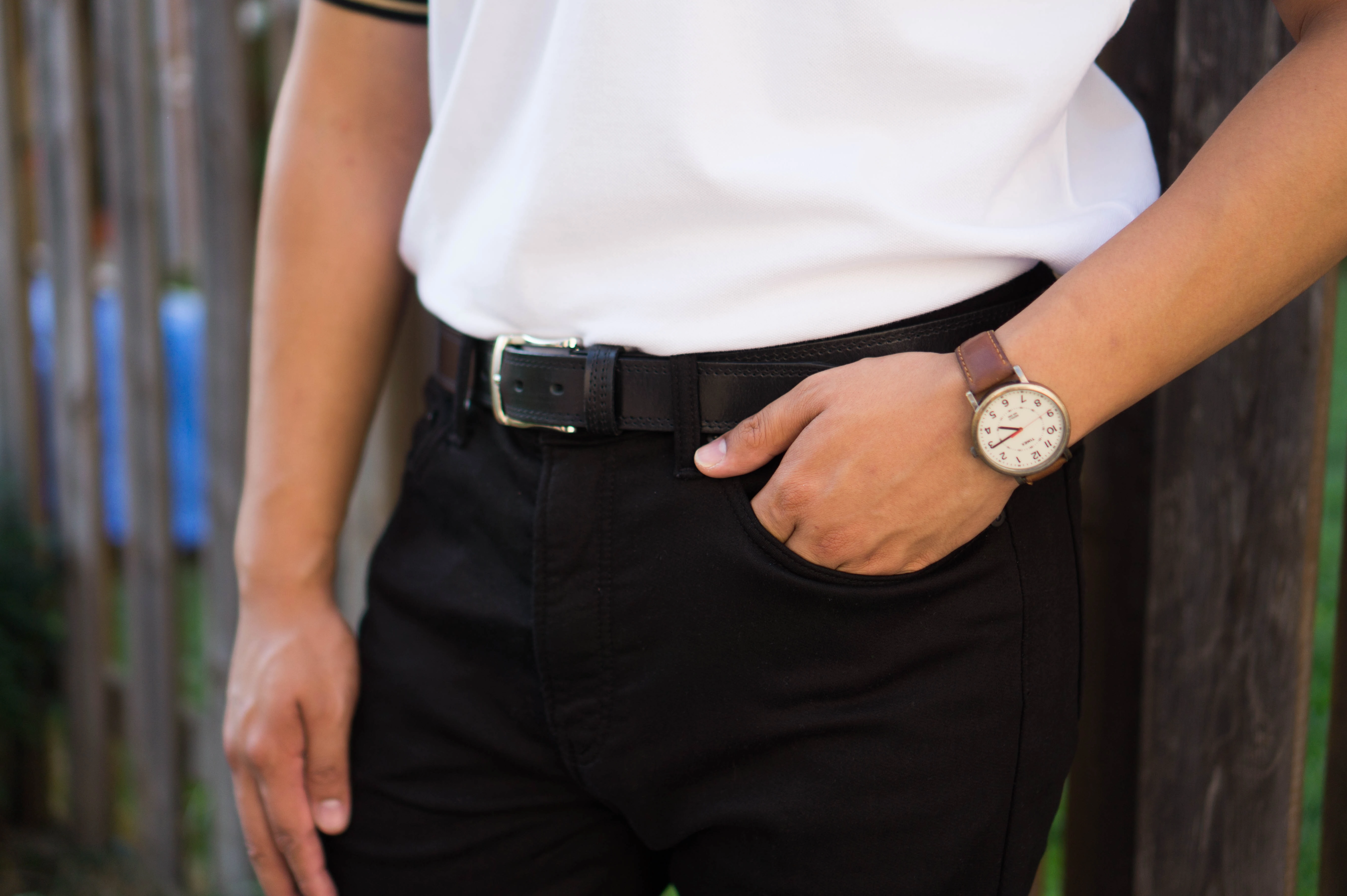 The Milestone Belt   Wallet - Men's Leather Belt and Wallet Gift Set
