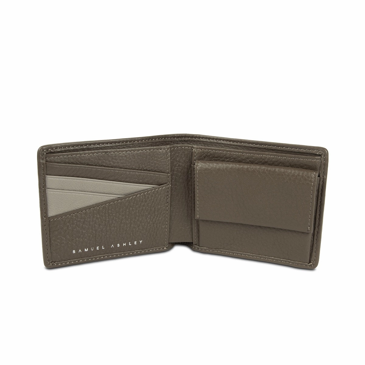 Theo Leather Bi-fold Wallet with Coin Case (RFID)