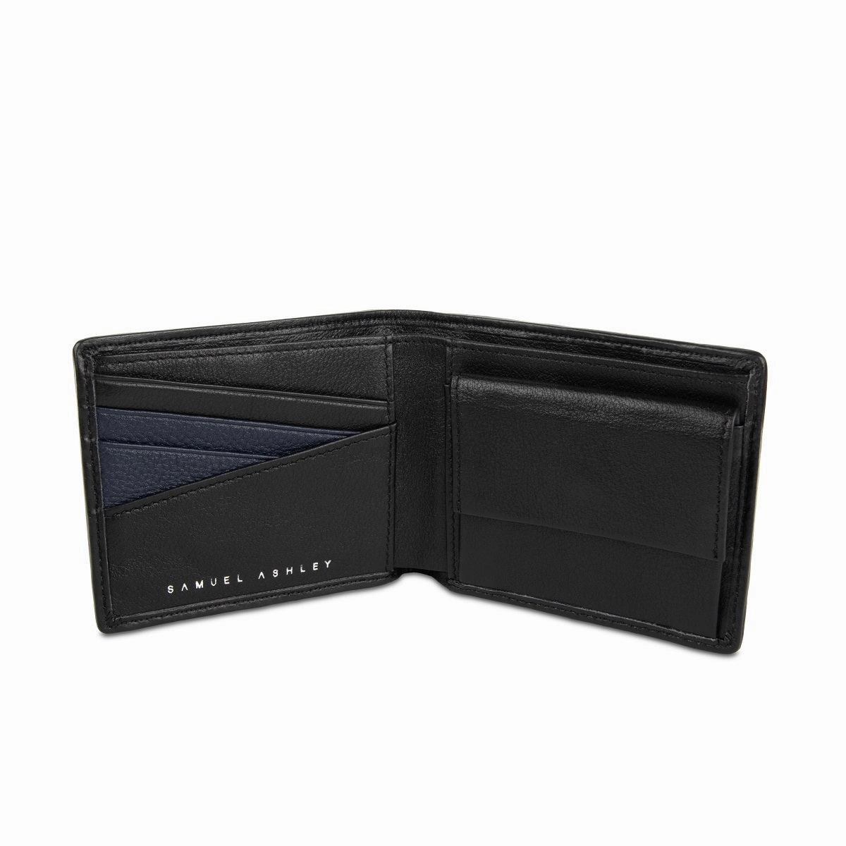 Theo Leather Bi-fold Wallet with Coin Case (RFID)