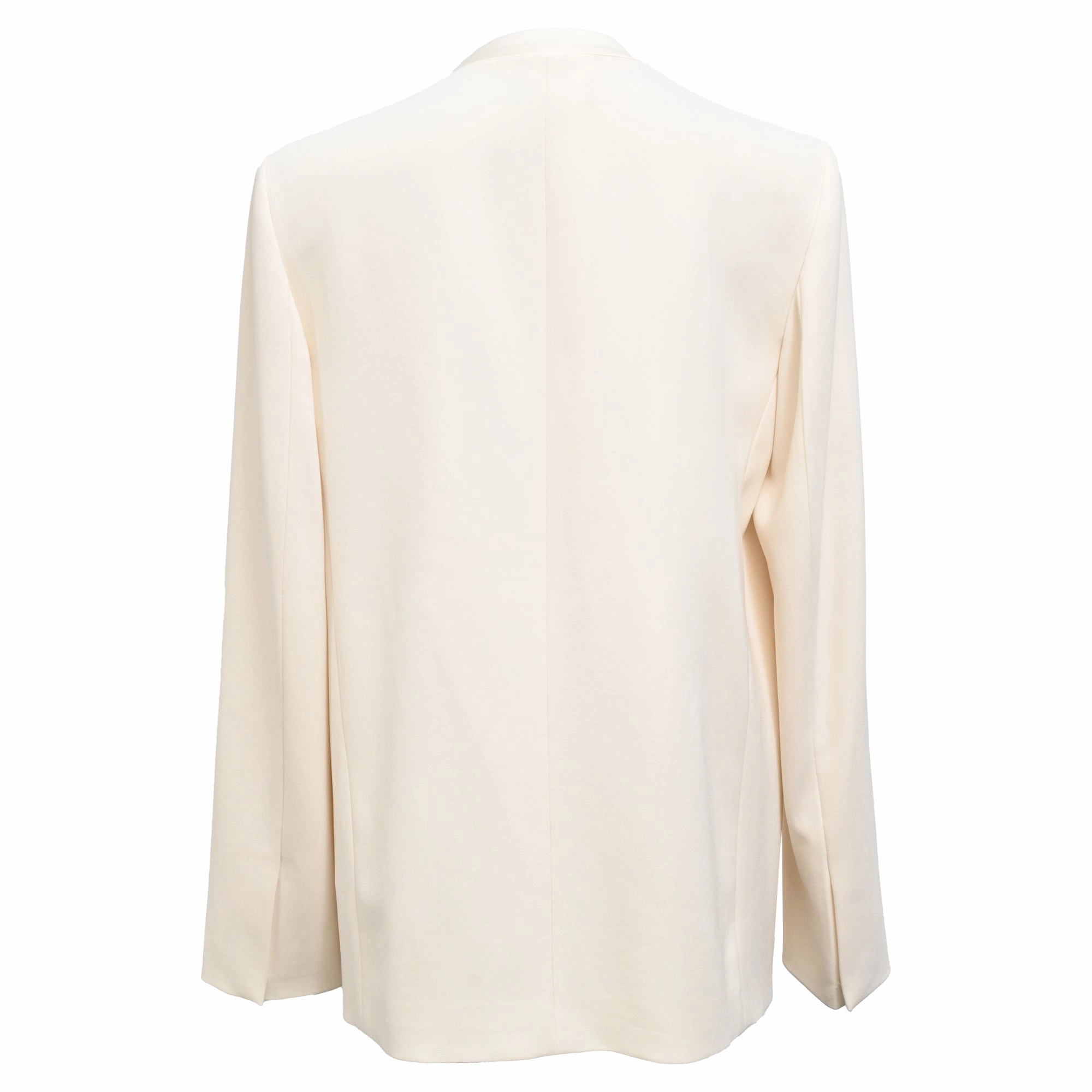 Theory Tuxedo Jacket in White Triacetate
