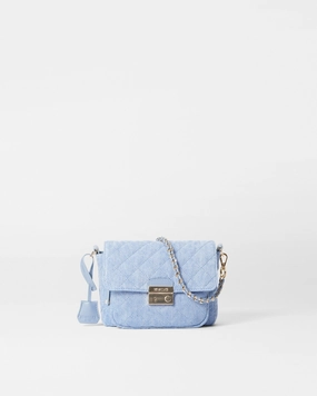 True Light Denim Small Crosby Lock Crossbody