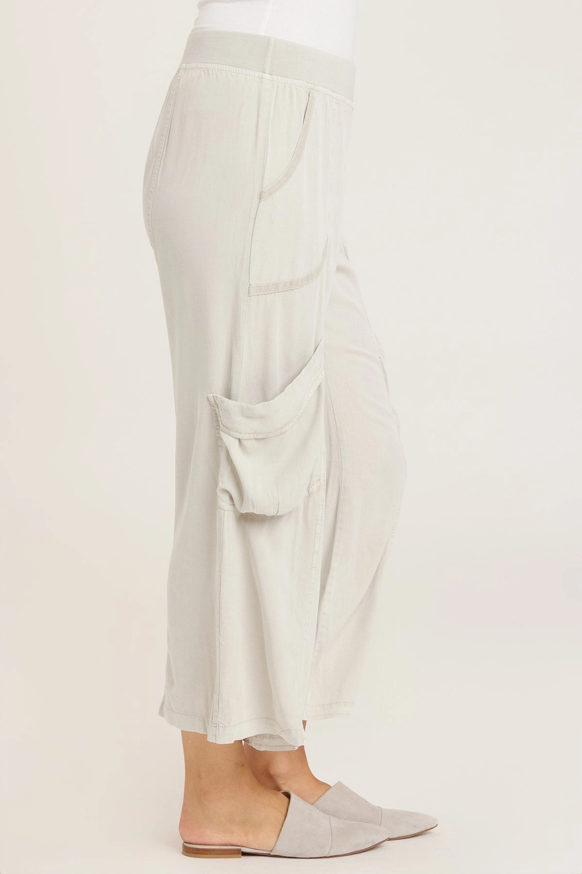 Twill Faulkner Crop
