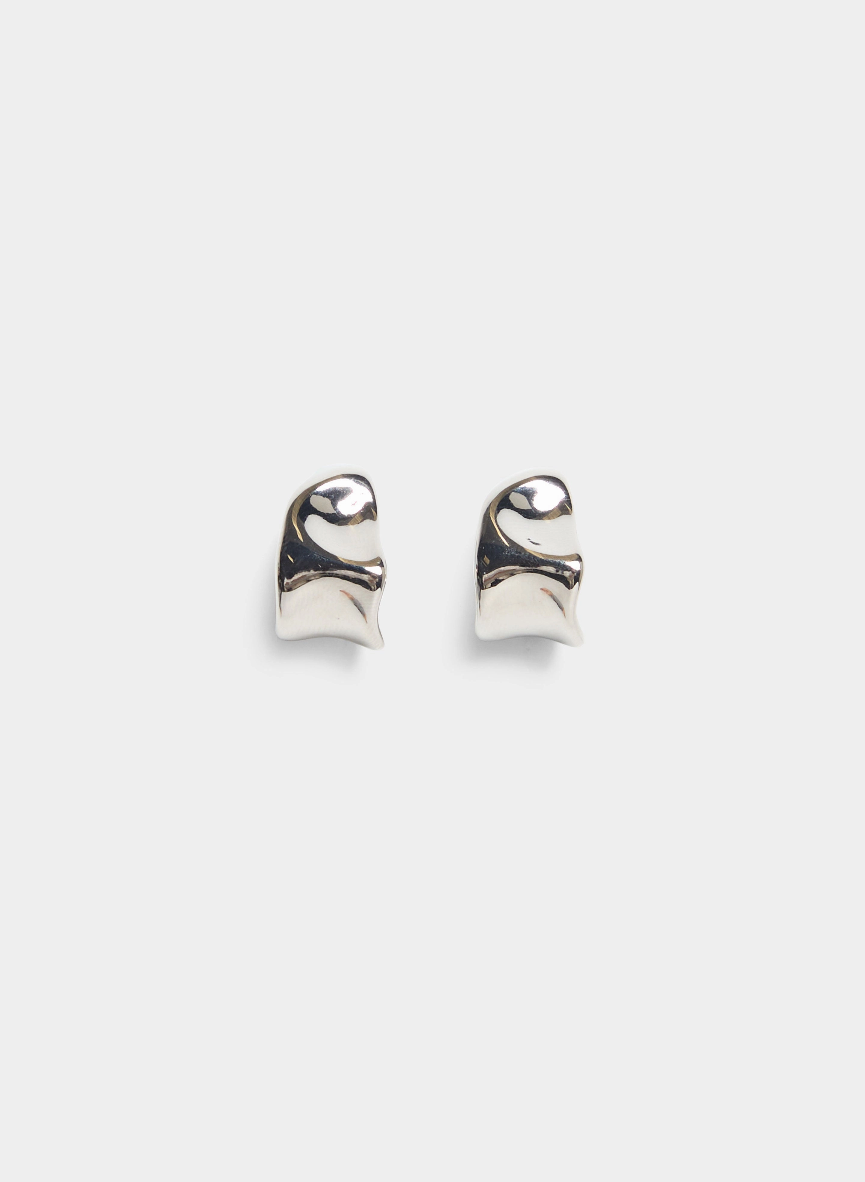 Wavy Open Hoop Earrings