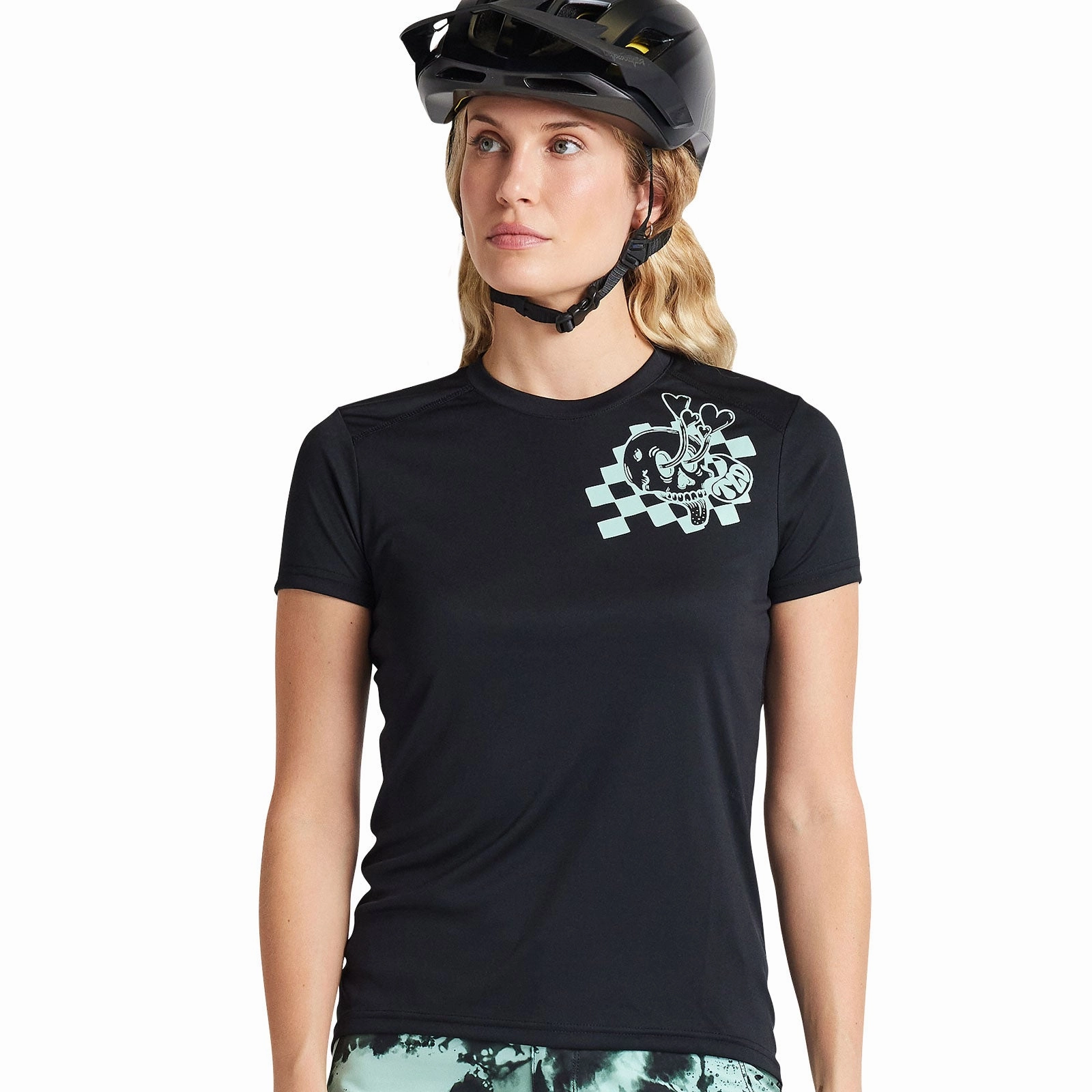 Womens Lilium SS Jersey Micayla Gatto Watercolor Black