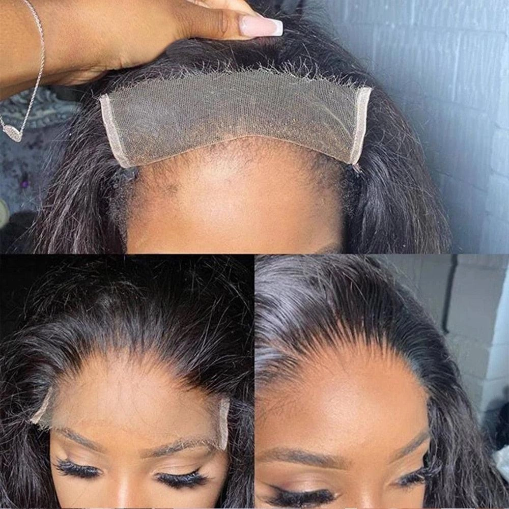 WOWANGEL Layered Cut Skinlike Real HD Lace Frontal Wig 13x4 Straight Glueless Wig