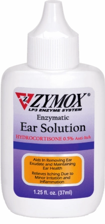 Zymox Enzymatic Ear Solution With 0.5% Hydrocortisone for Dogs